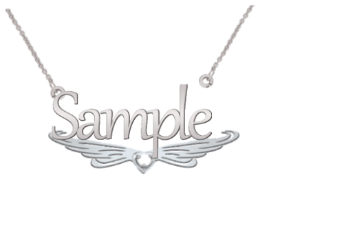 Impressive And Just Her Stunning Style This Personalized Necklace Creates Art Out Of Her Already Beautiful Name Fashioned In Your Choice Of Silver Or Gold This Striking Look Showcases Her Moniker Between Three And Ten Characters In Length Sculpted In A