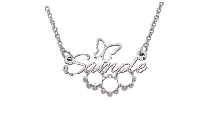 Custom name deals necklace zales