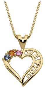 We Love You heart pendant-30010