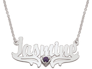 Birthstone name pendant-60187