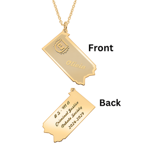 Shape of the State Necklace